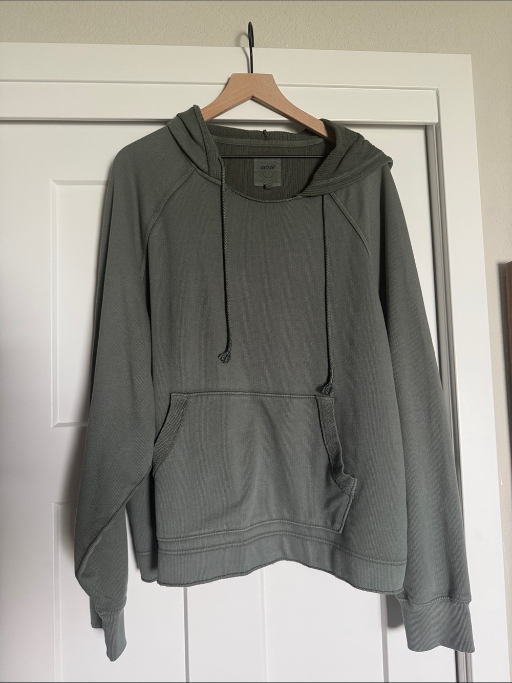 NWOT Aerie Olive Laid Back Hoodie